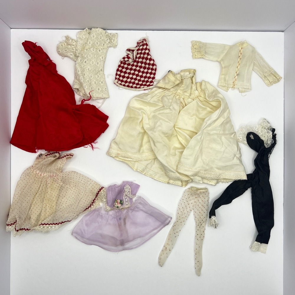 Vintage Barbie Doll Clothes Lot for Repair Parts Mixed Pieces 60s 70s Outfits